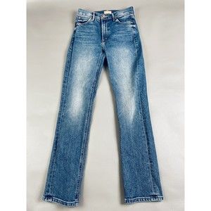 Mother The Midrise Dazzler Ankle Jeans In Other Moods Blue Women's 24